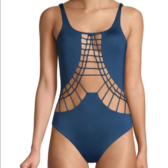 🌴HP🌴 Dolce Vita Beaded Macrame 1 PC Swim - Sample - Small - Picture 4 of 4